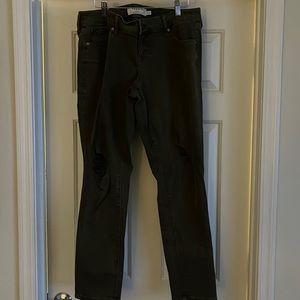 Torrid Olive Green Boyfriend Jeans